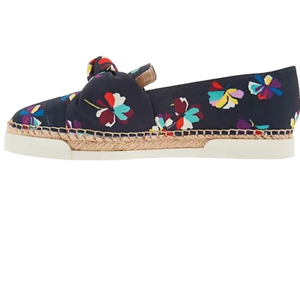 NIB Vince Camuto Tratida Canvas Slip On Espadrilles Women's Size 9 M Navy Floral - Picture 4 of 10